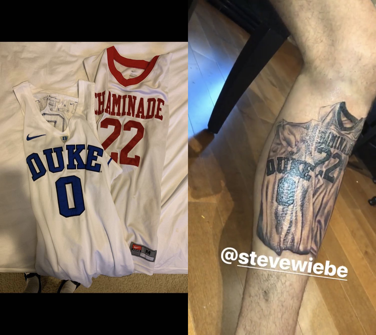 Inspiration behind Jayson Tatums tattoos revealed as NBA star has bold  message inked across his back  The US Sun