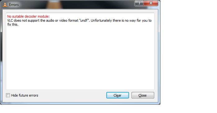 undf video vlc player