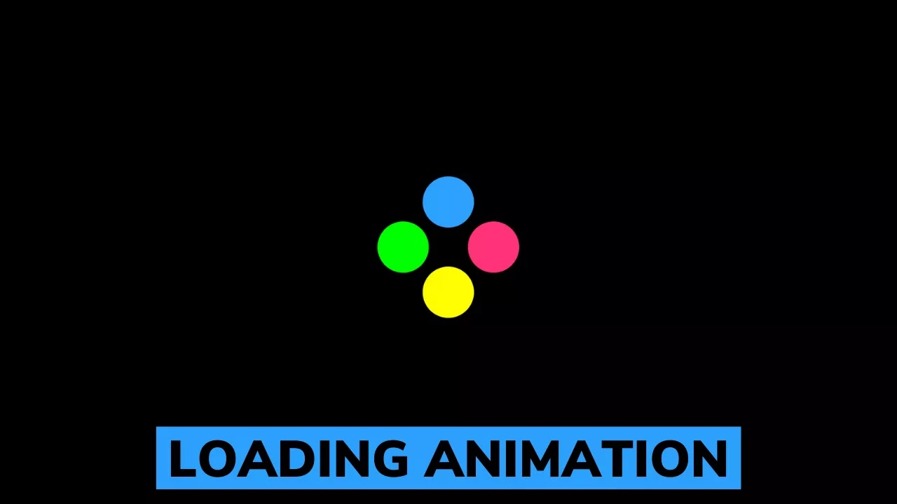 Loading Animation For Website using HTML & CSS