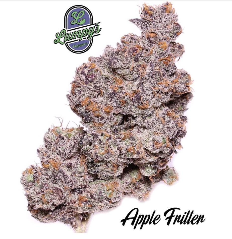Lumpy's Flower Strain Review Apple Fritter