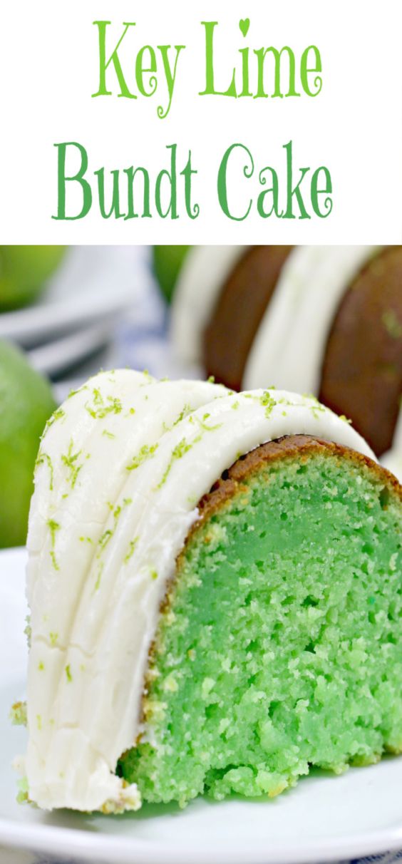 Key Lime Bundt Cake - Jump to Recipe Print RecipeI love anything lime, then you add the cream cheese frosting and it’s something about the tart and the sweet that gets me everytime. Bundt cakes are so easy to make, not to mention pretty. I love all the bundt pans they have now. This cake is super easy to make,… Key Lime Bundt Cake - Jump to Recipe Print RecipeI love anything lime, then you add the cream cheese frosting and it’s something about the tart and the sweet that gets me everytime. Bundt cakes are so easy to make, not to mention pretty. I love all the bundt pans they have now. This cake is super easy to make,…
