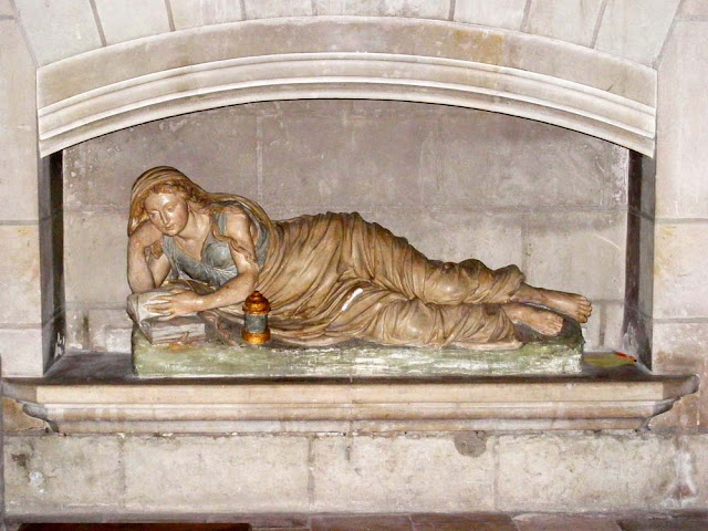 Tomb of a member of the Babou family, St Denis, Amboise, Indre et Loire, France. Photo by Loire Valley Time Travel.