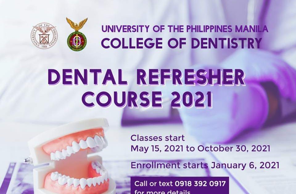 UP DENTAL REFRESHER COURSE 2021 Dentist Board Exam Philippines