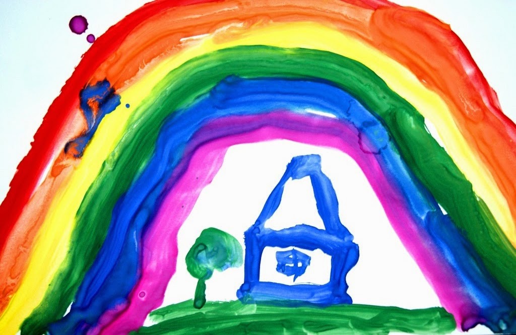 Рисунок красками для детей 5. Радуга красками для детей. Рисование красками для детей. Рисование для детей Радуга. Радуга красок рисование.