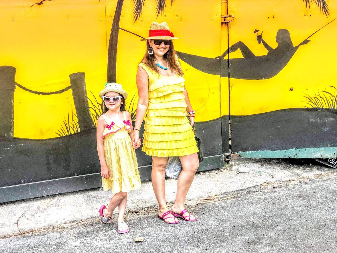 Mommy+Me: Yellow Ruffled Sundresses in Florida for Stylish Monday.