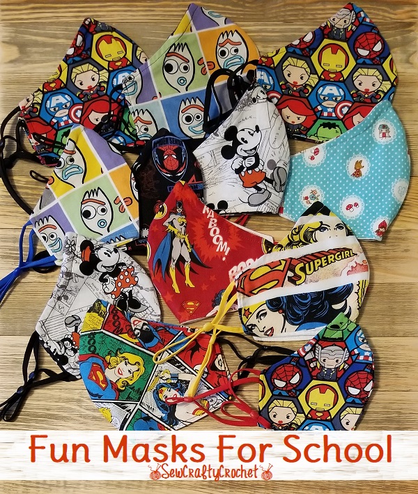 Fun Masks for School Sew Crafty Crochet