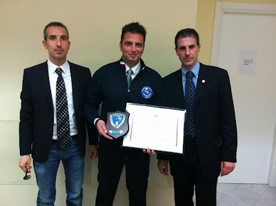 Fabio Badolato "Istruttore di Tiro" con Gianluca Guerrisi e Mirco Infussi (CONSAP Palazzo Chigi)