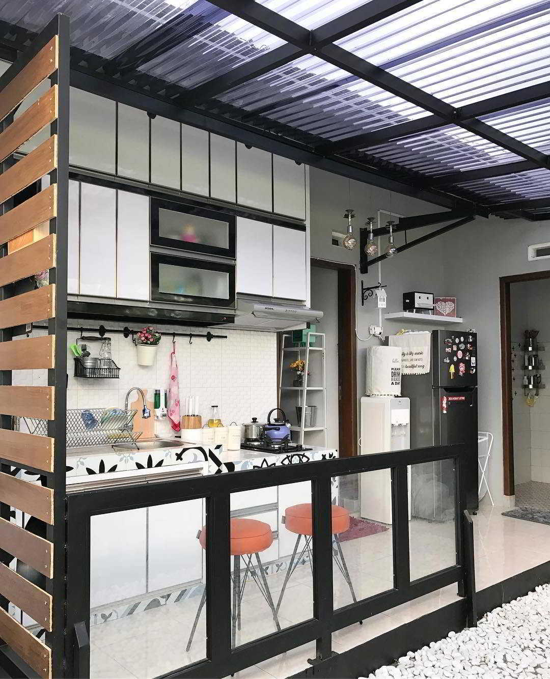 45 Inspirasi Top Desain  Dapur  Semi  Terbuka Rumahku Unik