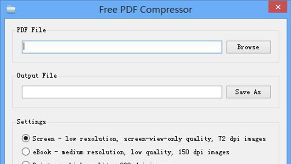 برنامج ضغط ملفات PDF - Free PDF Compressor