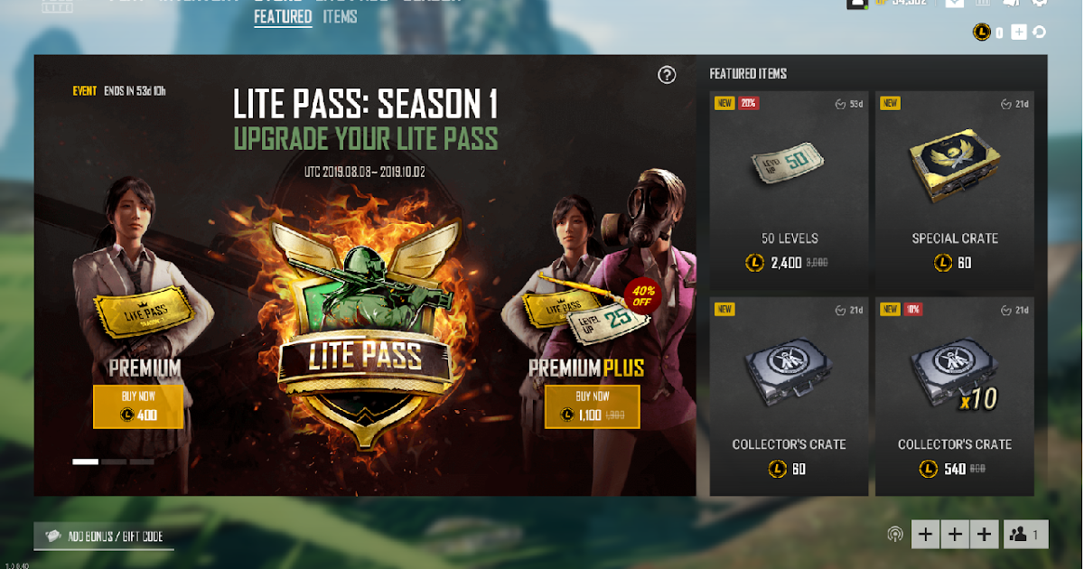 Pass player. Lite pass картинка. redeem code pubg midisbuy.