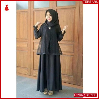 UTM077D48 Baju Dotya Muslim Longdress UTM077D48 04D | Terbaru BMGShop