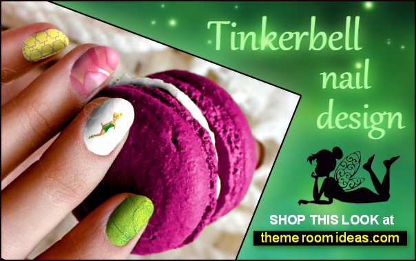 TinkerBell Waterslide Nail Decals Disney nails TinkerBell faiiry decorations tinkerbell nail art TinkerBell Waterslide Nail Decals Disney nails TinkerBell faiiry decorations tinkerbell nail art