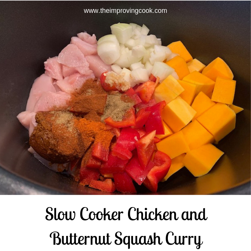 Slow Cooker Chicken and Butternut Squash Curry