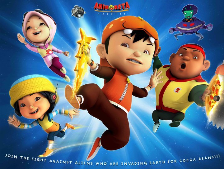 upin ipin versus BoBoiBoy | animonsta-animepaper