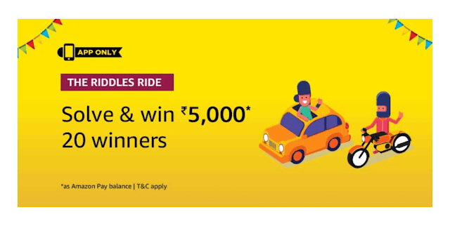 Amazon Riddles Ride Quiz 28 December