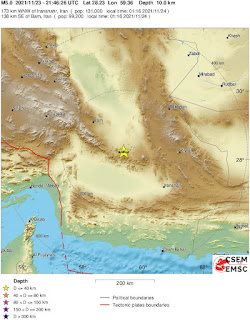 Cutremur moderat cu magnitudinea de 5,0-5,1 grade in Sud-Estul Iranului