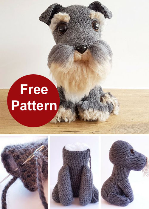 Amigurumi Dog Fur - Free Crochet Pattern 