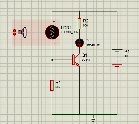 Automatic Brightness Controller Using Ldr & Transistor Circuit Diagram