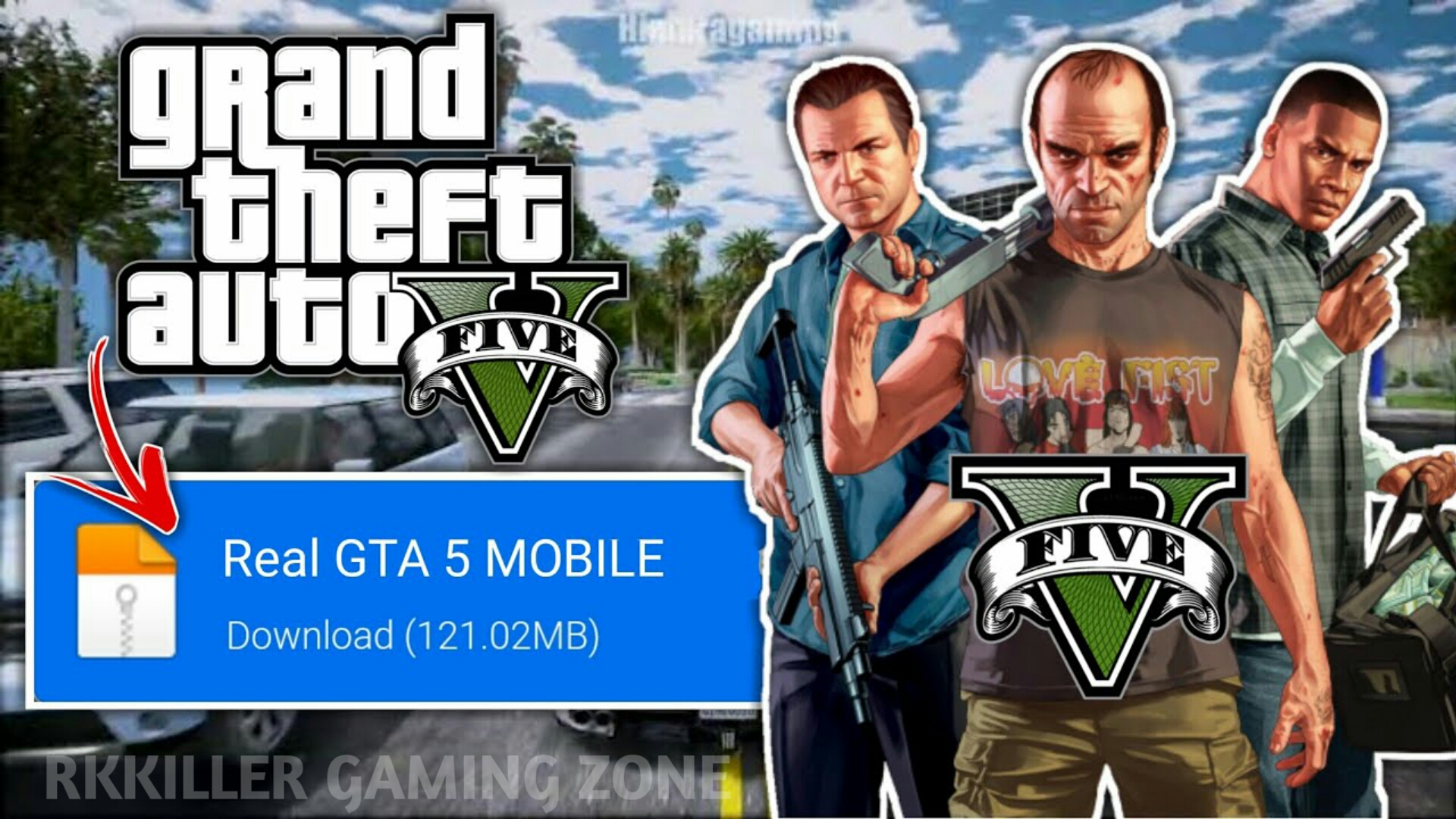 Rkkiller Gaming Zone: How to download GTA 5 in android