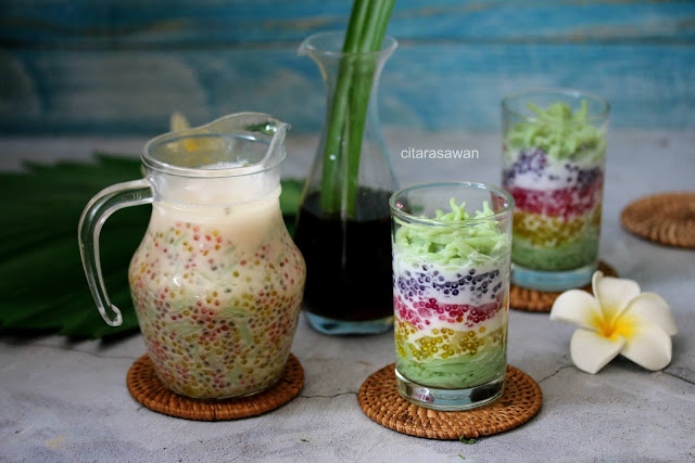 Air Cendol Sagu Pelangi