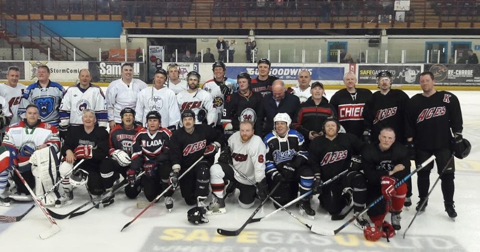 Ice Hockey Review Aces & Metros Reunion Game At Altrincham 8th April
