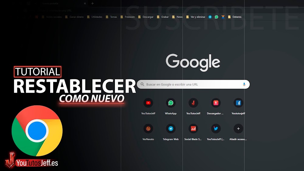 Como Restablecer Google Chrome como Nuevo✌