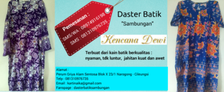 Jual Daster Batik