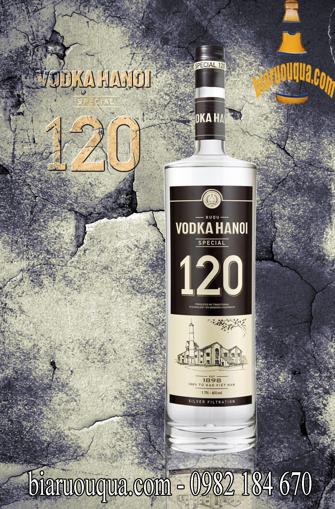 Rượu vodka Hà Nội Special 120 năm giá bao nhiêu?