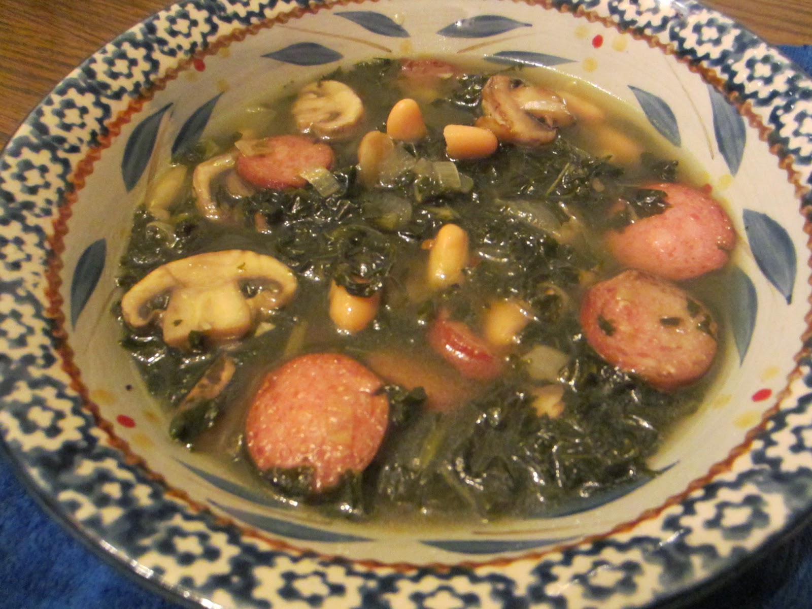 Schulz Family Recipe Collection Slow Cooker Kielbasa Soup with Kale & White Beans