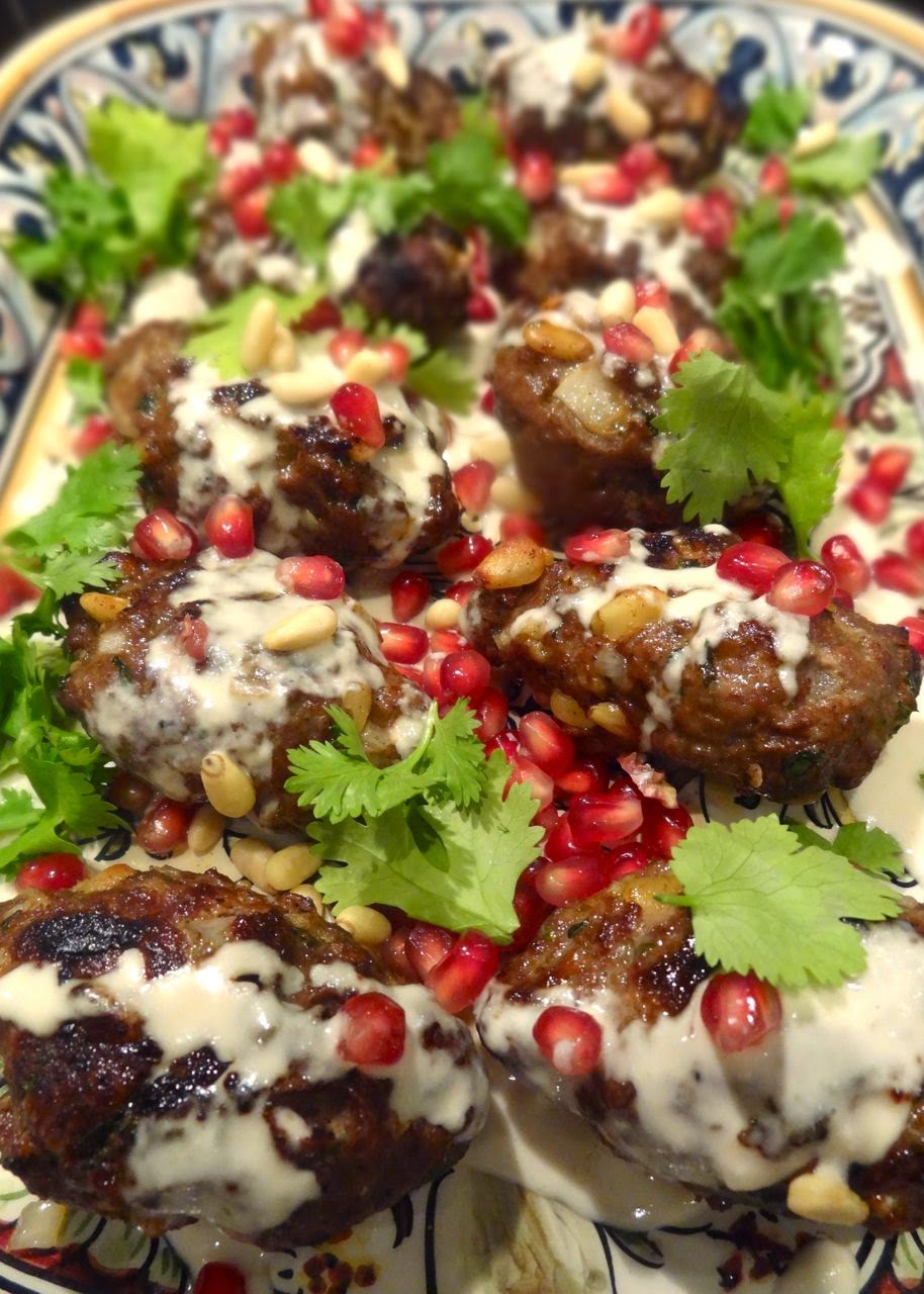 Scrumpdillyicious: Moroccan Grilled Lamb &amp; Beef Kefta with Tahini Sauce