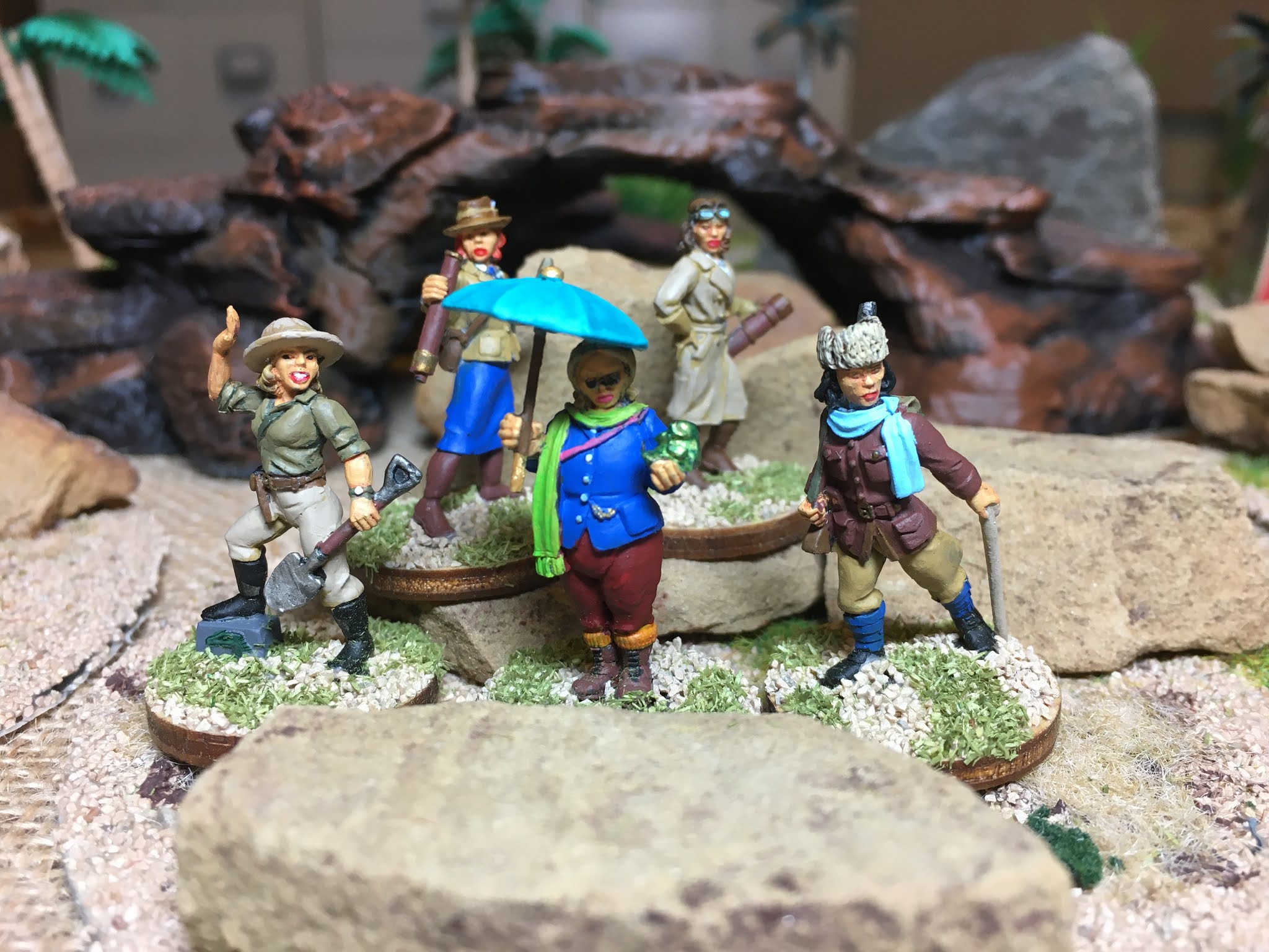 Toy Soldiers and Dining Room Battles: Pulp Figures Dangerous Dames