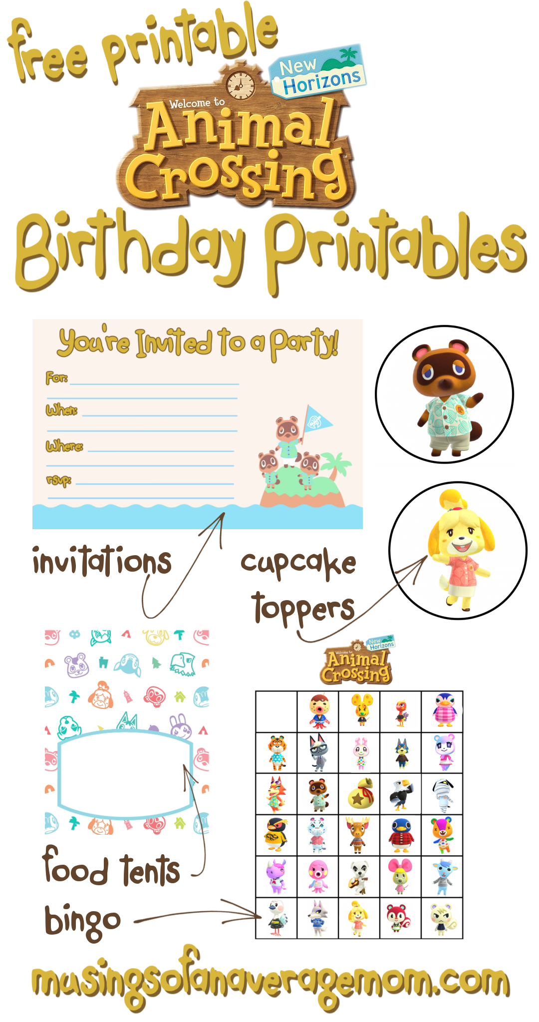 musings-of-an-average-mom-animal-crossing-birthday-party
