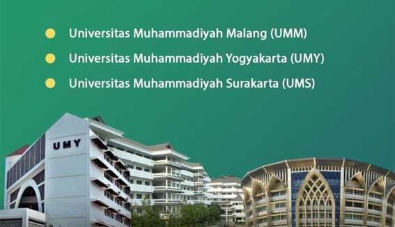 tiga universitas muhammadiyah