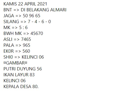 PREDIKSI SGP YOHII