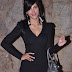 Shruti Haasan Thigh Show In Black Dress
