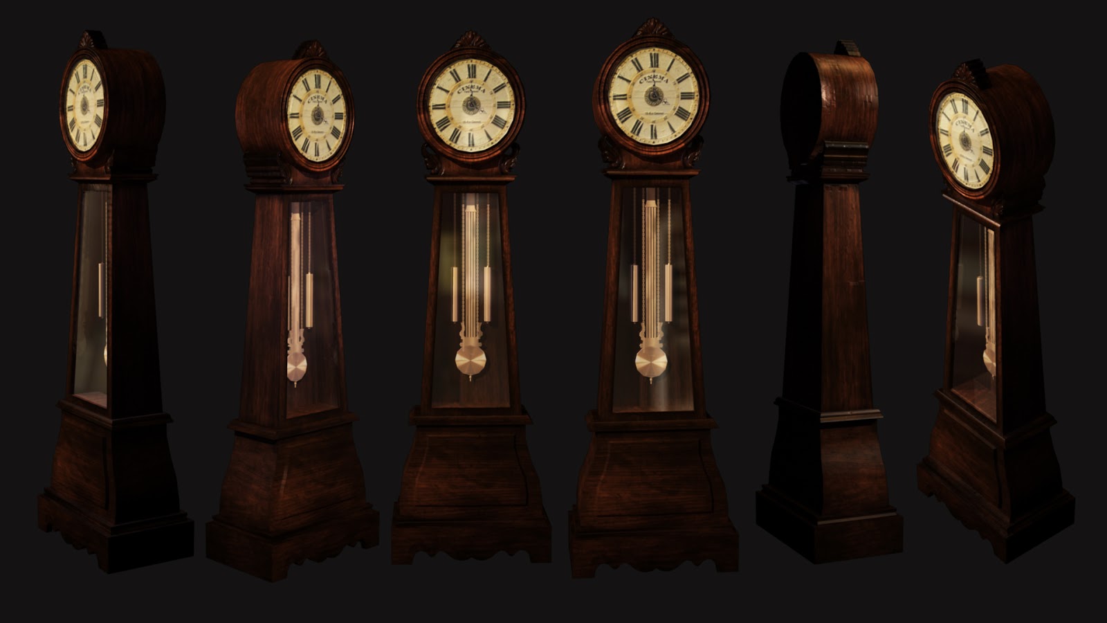 Miriam Nagi Art Grandfather Clock