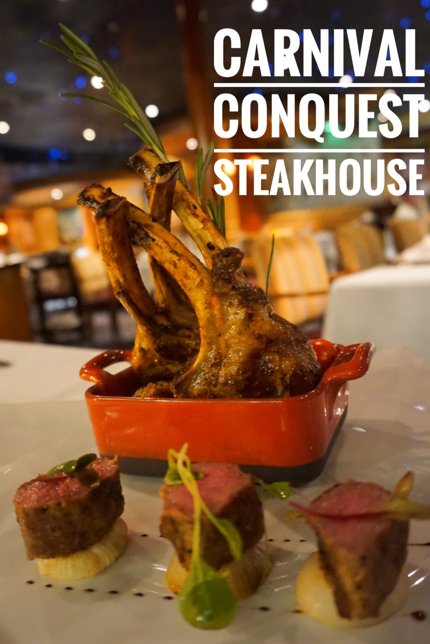 Carnival Steakhouse on Carnival Conquest, Sneak Peek of Carnivals new