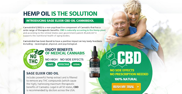 Sage Elixir CBD Oil – Reduce Anxiety & Stress Effectively Sage Elixir CBD !