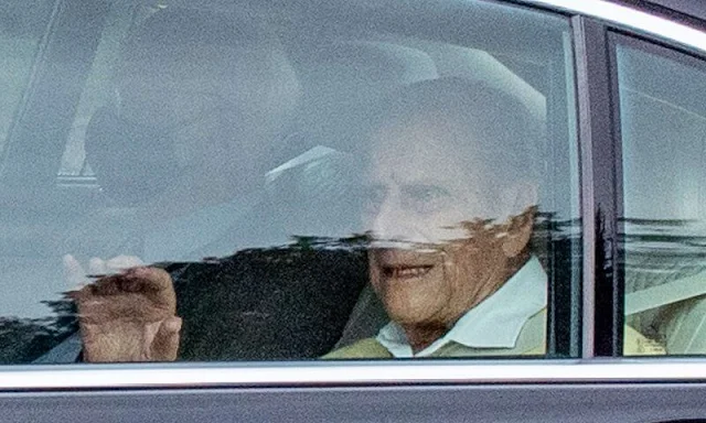 The Duke of Edinburgh, husband of Queen Elizabeth II, leaves hospital in London