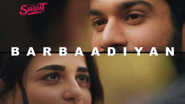 barbaadiyan lyrics shiddat