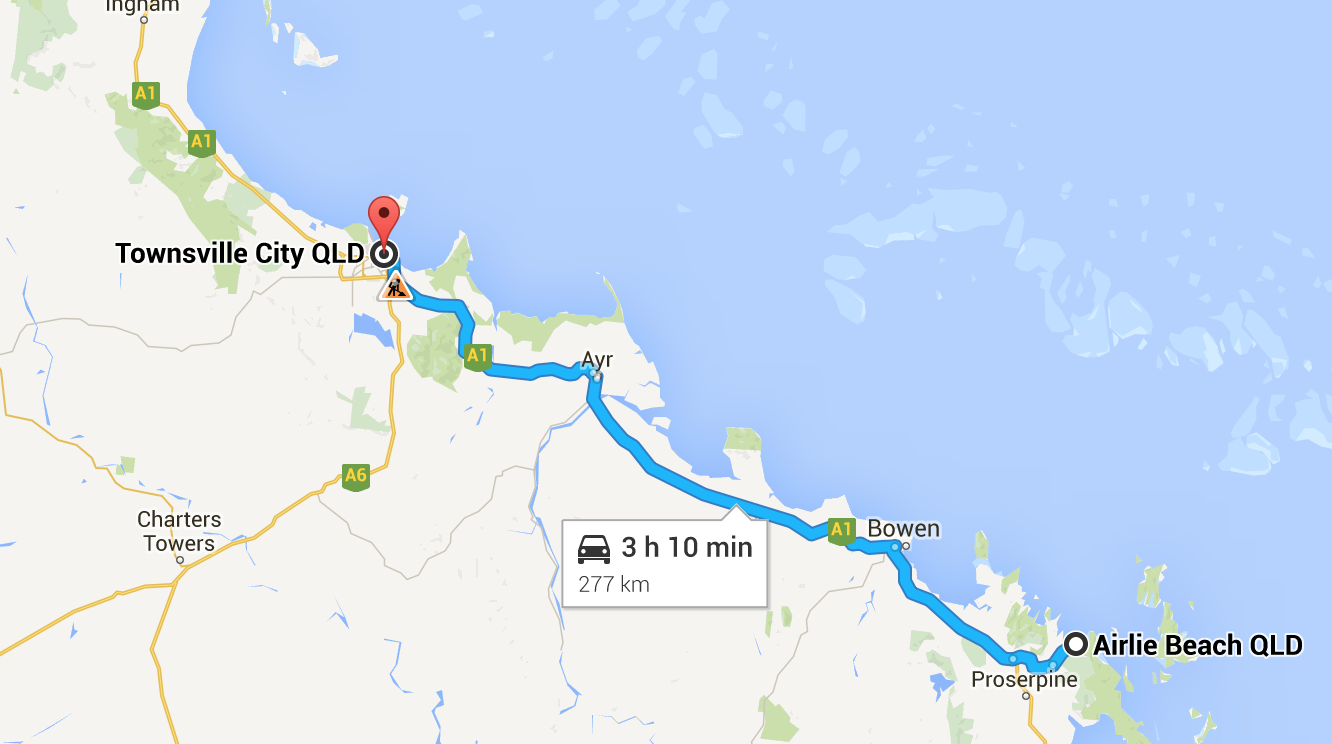 Aussie Adventure 2015 Airlie Beach to Townsville