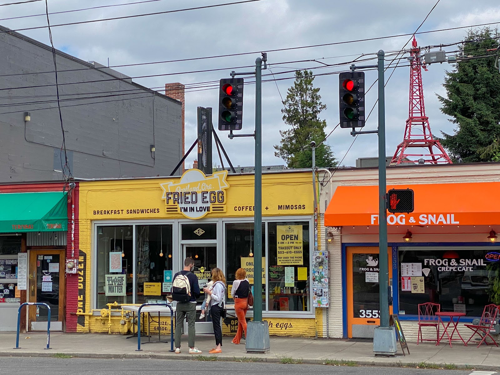 Fried Egg And Frog & Snail On Hawthorne