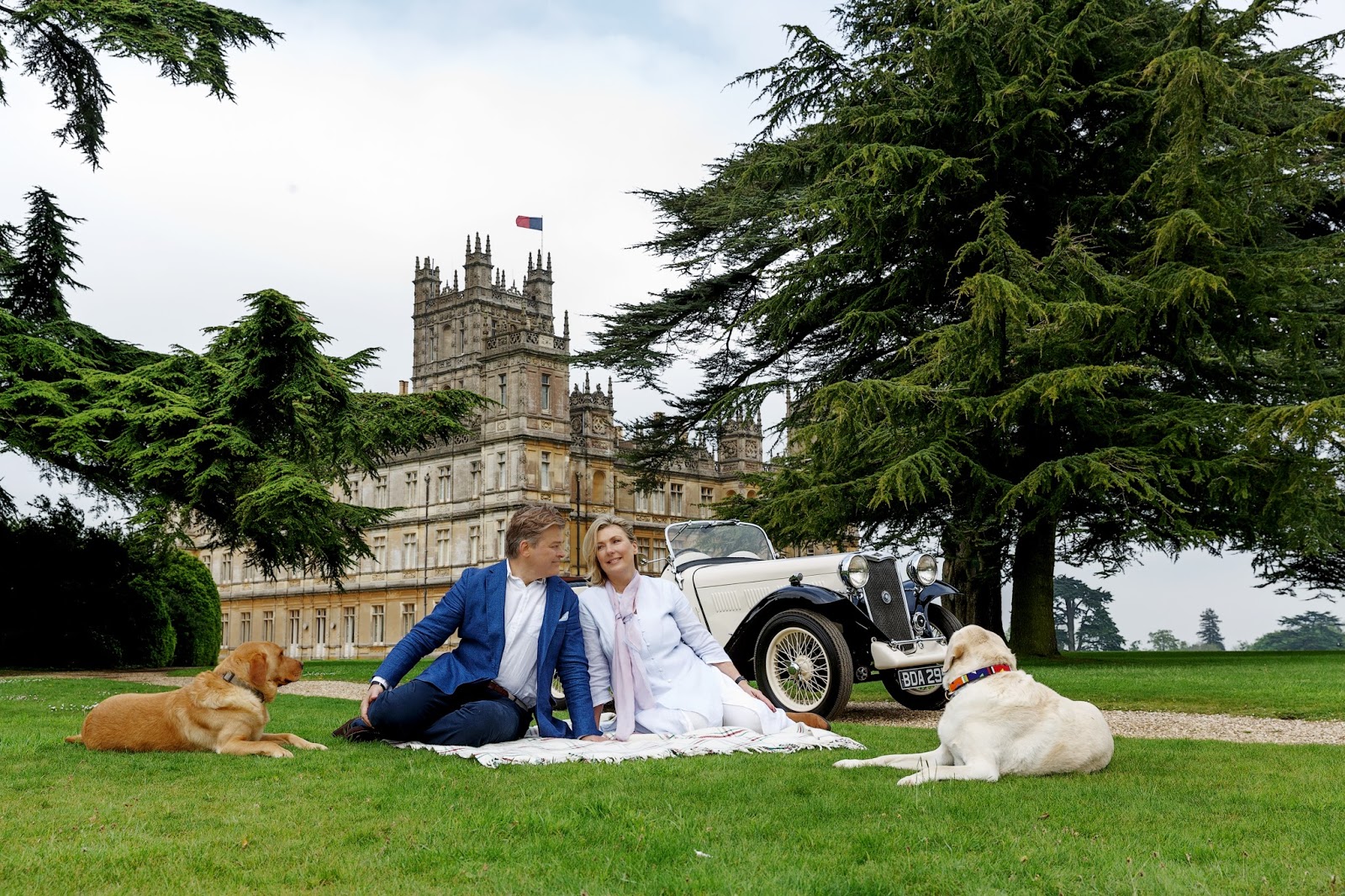 Leticia Teresa Pontoni LADY CARNARVON,the owner of Highclere Castle