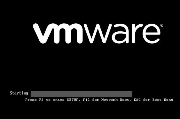 Ouvrir et utiliser le BIOS dans VMware Workstation