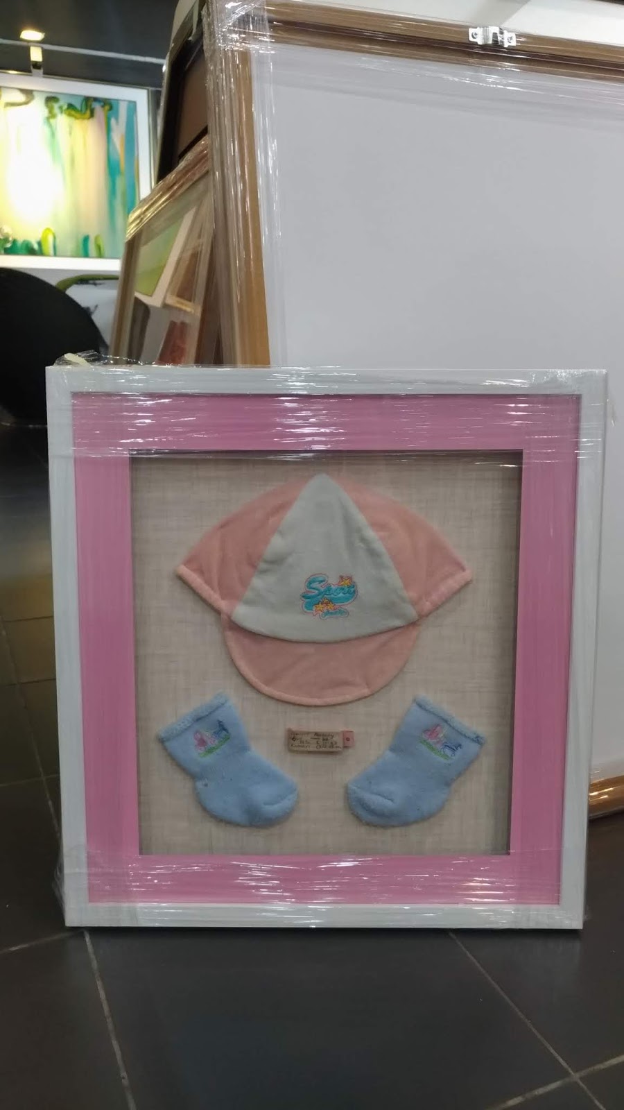 WL FRAMING & ART SDN BHD (960835D) Box framing concept for baby