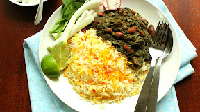 Khormeh Shabzi / My Persian Feast: Ghormeh-Sabzi - Persian Herb Stew - قورمه‌ سبزی