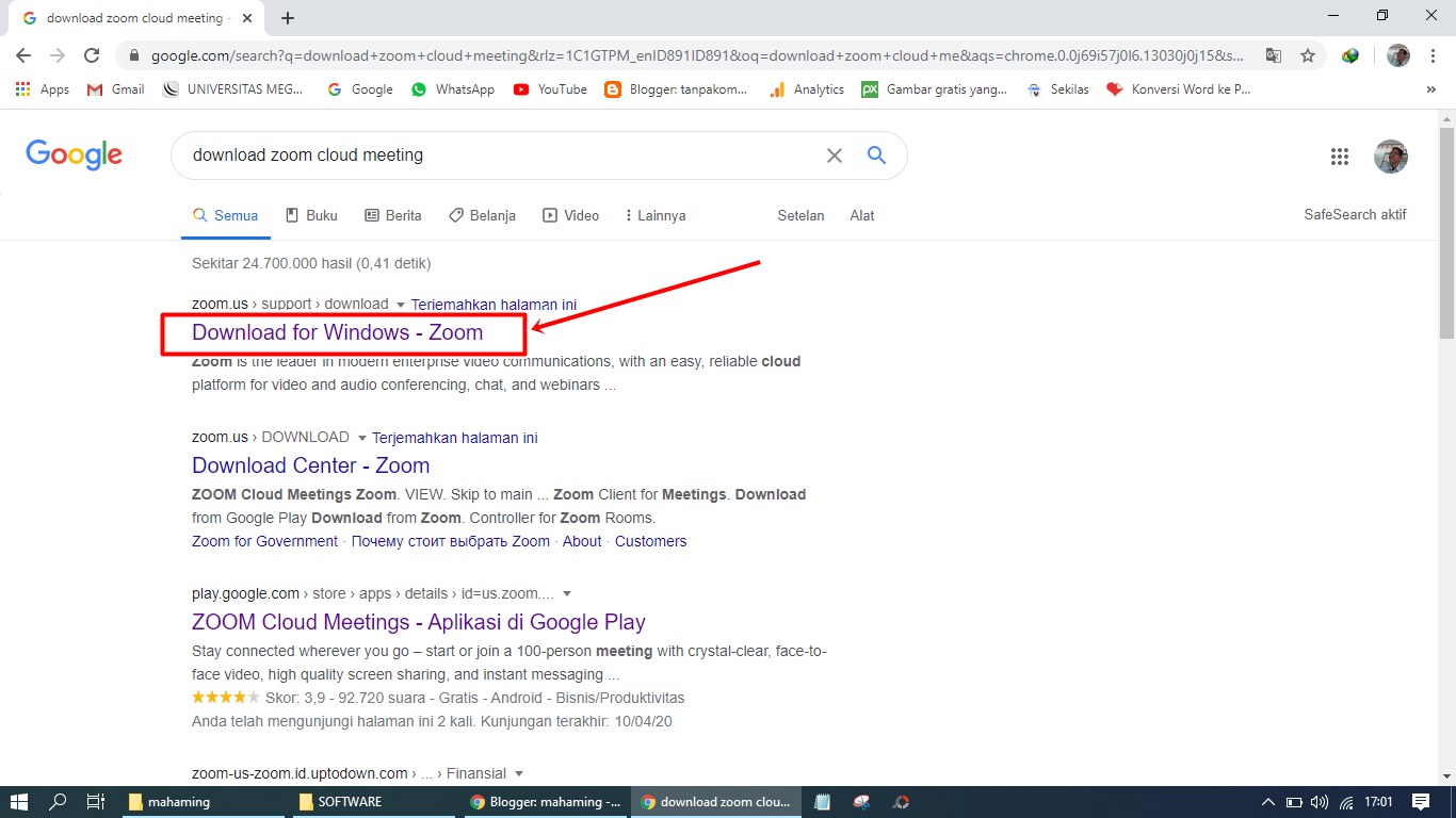Cara Download, Install Dan Daftar Akun Aplikasi Zoom Cloud ...