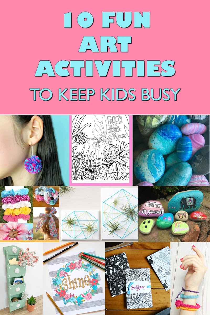 10 Cute Art Crafts to Stay Busy and Have Fun | Jenny's Crayon Collection