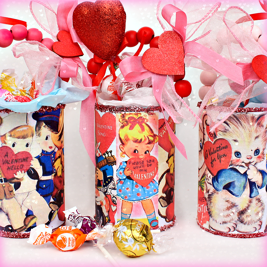 Mark Montano Vintage Valentine Treat Buckets
