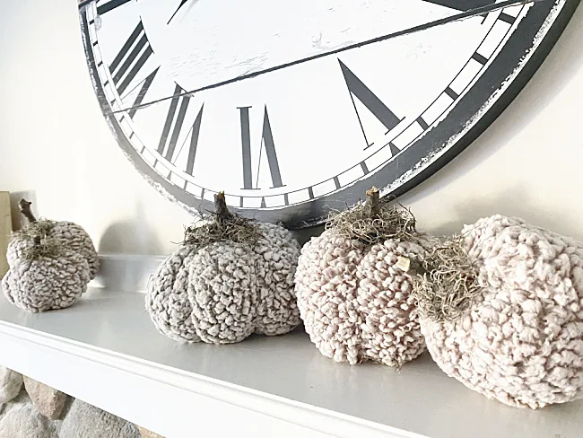 clock and sherpa pumpkins